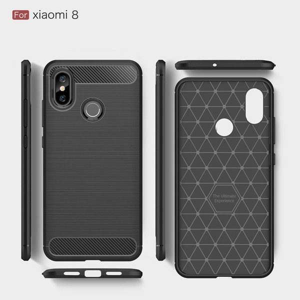 2018 New CellPhone Cases For Xiaomi8 Lite Luxury Carbon Fiber heavy duty case for Mi8 SE xiaomi8 explore cover Free DHL shipping