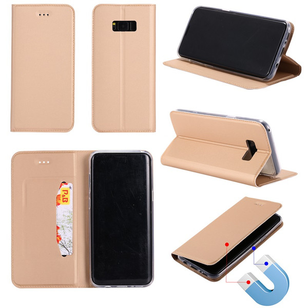 New Summer For Galaxy S8 S8 Plus Flip Wallet Leather Case Cover With Magnetic Card Slots Phone Bag For S6 S7 S6edge S7edge