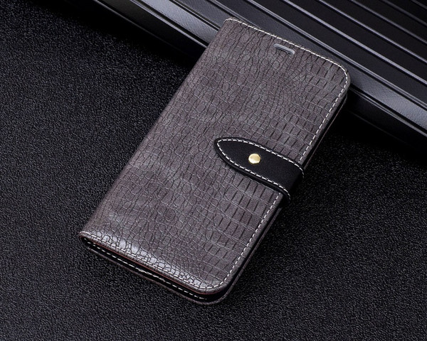 Magnetic BookCover For Apple iphoneX iphone8 Crocodile Luxury leather Flip Wallet case for iphone7 7Plus iphone6s 6splus cover free shipping