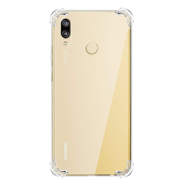 Shockproof Transparent Silicone Case For Huawei P20/P20 Lite/P20 Pro/P30/P30 Lite/P30 Pro Clear protection Back Cover + Lanyard