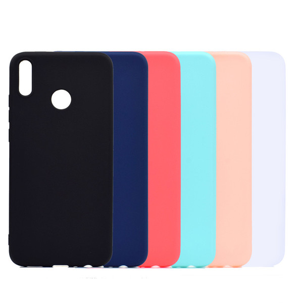 Candy Color Cover For Huawei Honor 8X Case Soft TPU Ultrathin Designer Mobie Phone Cases Capinha