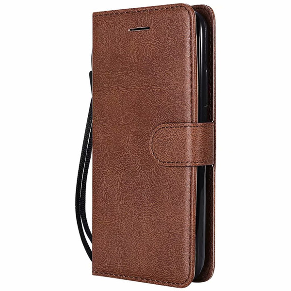 Wallet Case For Motorola Moto C Plus European Edition Flip back Cover Pure Color PU Leather Mobile Phone Bags Coque Fundas