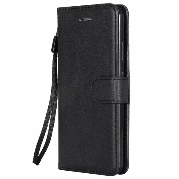 Wallet Case For Huawei P10 Flip back Cover Pure Color PU Leather Mobile Phone Bags Coque Fundas