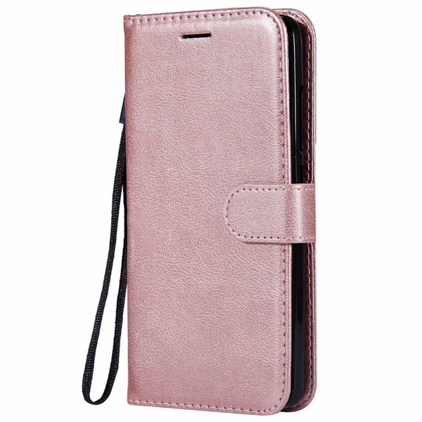 Wallet Case For Xiaomi Mi 8 Mi8 Flip back Cover Pure Color PU Leather Mobile Phone Bags Coque Fundas