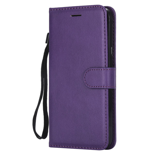 Wallet Case For LG X Power2 Flip back Cover Pure Color PU Leather Mobile Phone Bags Coque Fundas