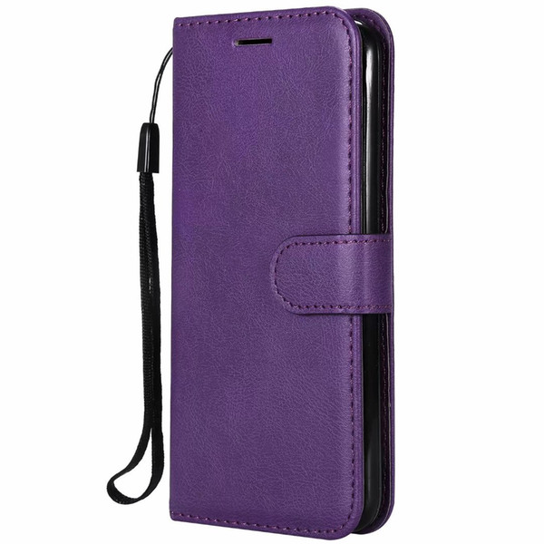 Wallet Case For LG K8 2018 US Version Flip back Cover Pure Color PU Leather Mobile Phone Bags Coque Fundas