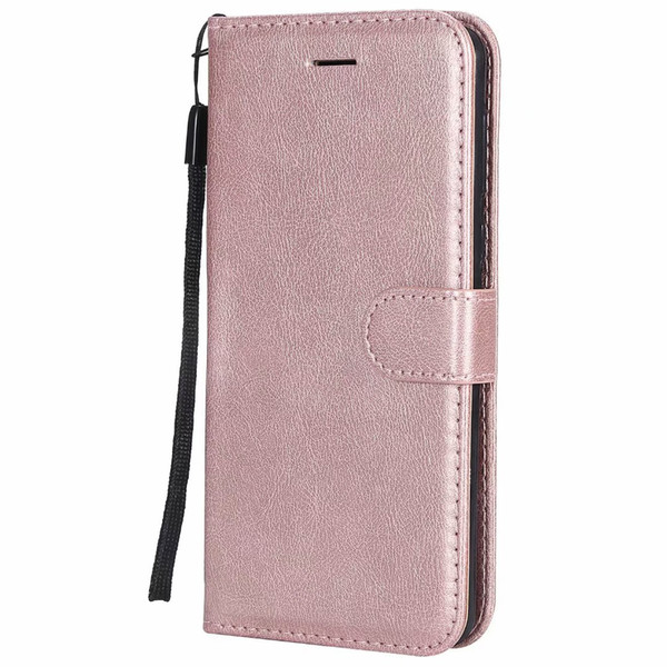 Wallet Case For Huawei Honor 6X Flip back Cover Pure Color PU Leather Mobile Phone Bags Coque Fundas