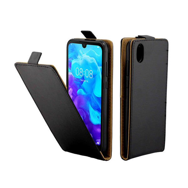 Business Leather Case For Huawei Y5 2019 Cases Coque Vertical Flip Cover With Card Slot Mobile Phone Bags For Huawei Honor 8S