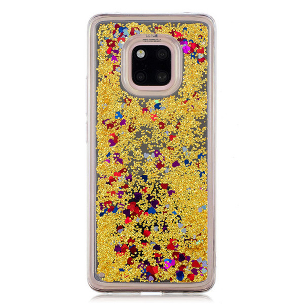 For Huawei Mate 20 Pro Case Cover Quicksand Flash Glitter Powder Mirror Hard Mobile Phone Cases