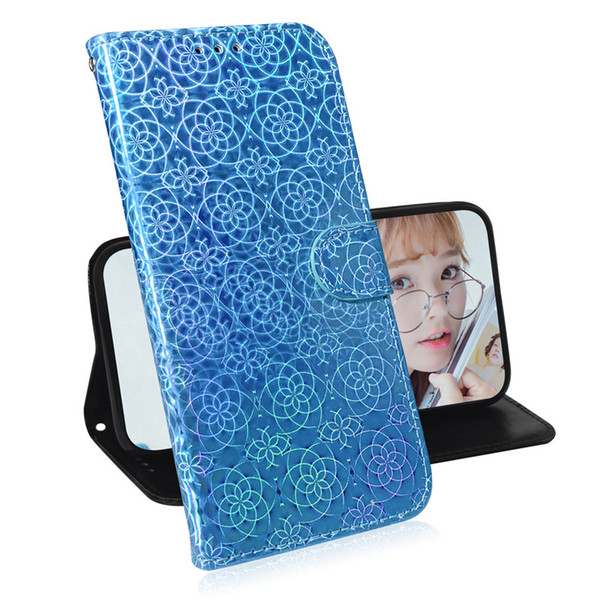 Dazzle Colourful PU Leather Case For LG K40S Filp Cover Stand Wallet With Card Slot For LG K40S