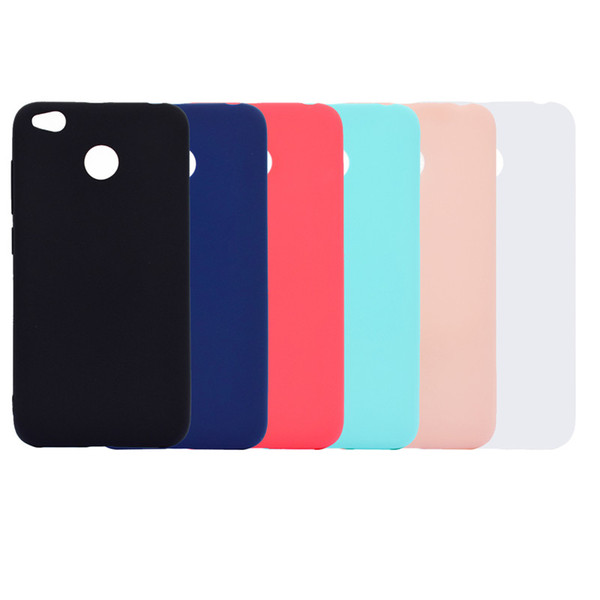 Candy Color Case For Xiaomi Redmi 4X Cover Soft TPU Ultrathin Designer Mobie Phone Cases Capinha For Redmi 4X