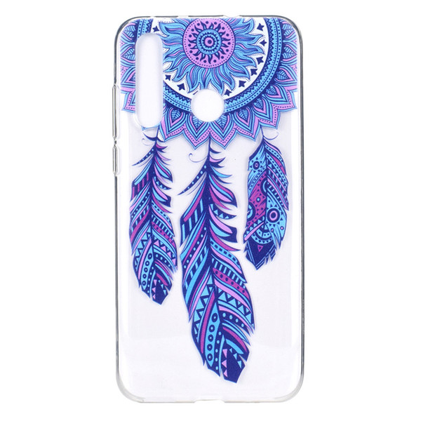 Transparent Soft TPU For Huawei Nova 4 Case Cover Colour decoration Tower bike Butterfly Girl Design Mobile Phone Cases