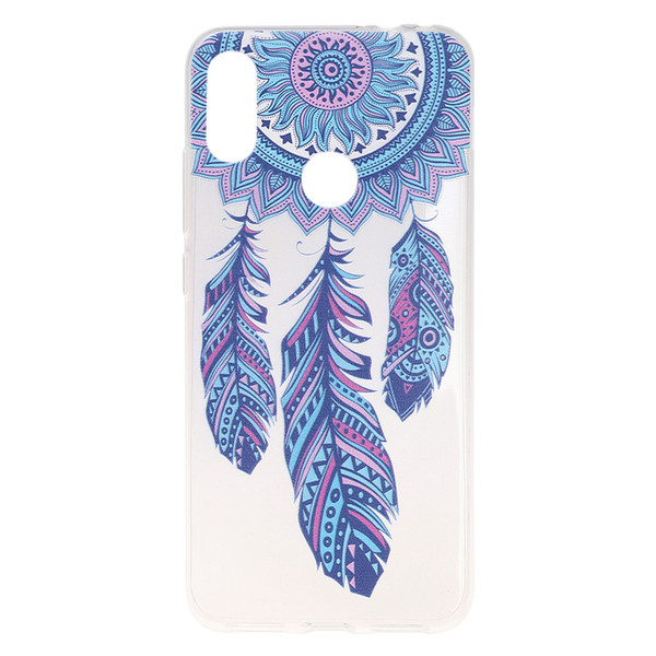 For Xiaomi Redmi Note 7 Case Cover Transparent Soft TPU Colour decoration Tower bike Butterfly Girl Mobile Phone Cases