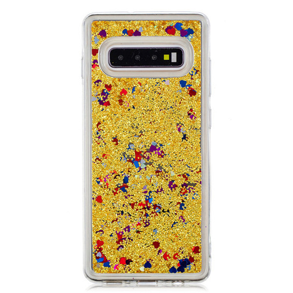 For Samsung Galaxy S10/S10 E/S10 Plus Case Cover Quicksand Flash Glitter Powder Mirror Hard Mobile Phone Cases