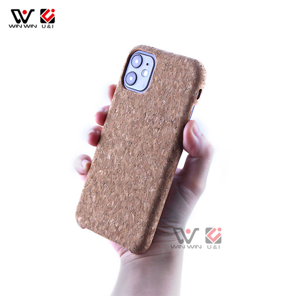 For iPhone 11 Wood Case Soft Wood Phone Case Wooden Cork Cover Cases For iPhone 11 Pro Max