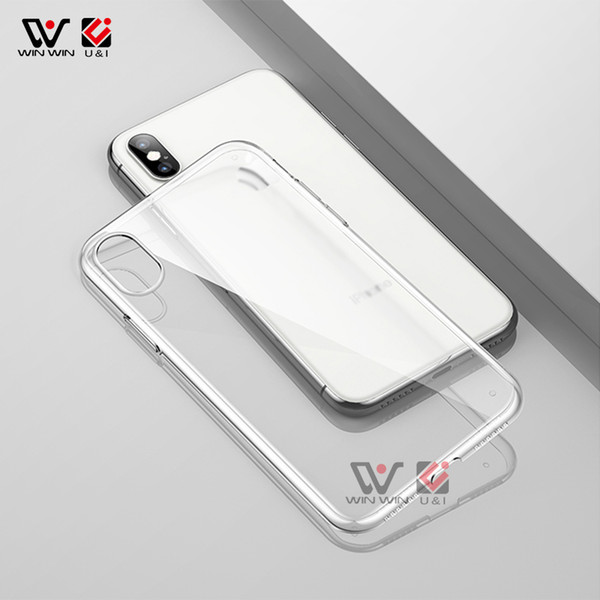 Wholesale For iPhone 6 7 8 Plus Transparent Phone Case Ultra Thin Phone Cases Transparent TPU Phone Case