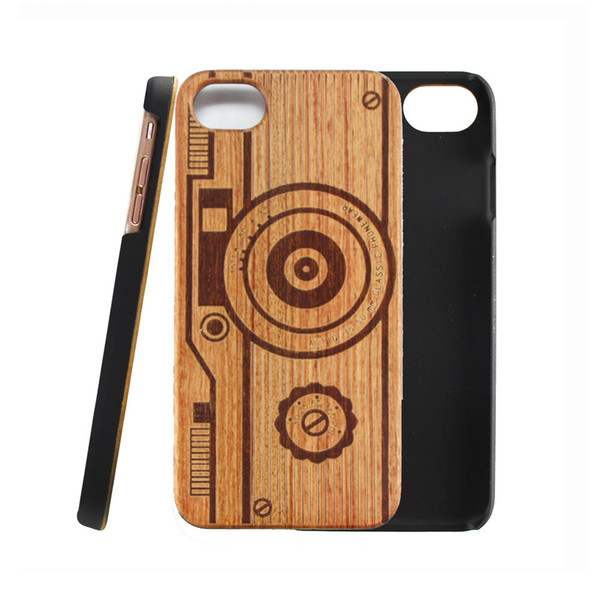 Customized Logo Wooden Back Cover Cell Phone Case For iPhone 6 7 8 X XR XS 11 Pro Max