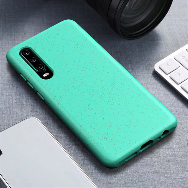 2020 New Arrivals Magnetic Biodegradable Wheat Straw Phone Case For Huawei P30 Pro Lite Mate 30