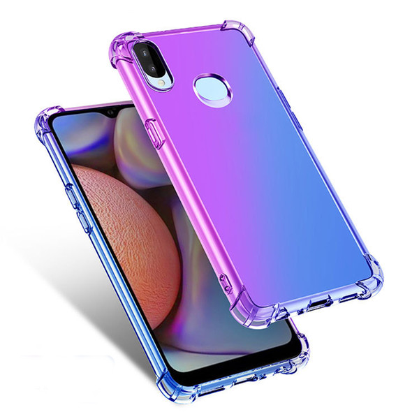 Free Shipping Explosion-proof Gradient Color Silicon Phone Case For Samsung Galaxy S7 S8 S9 S10 Plus Note 8 9 10