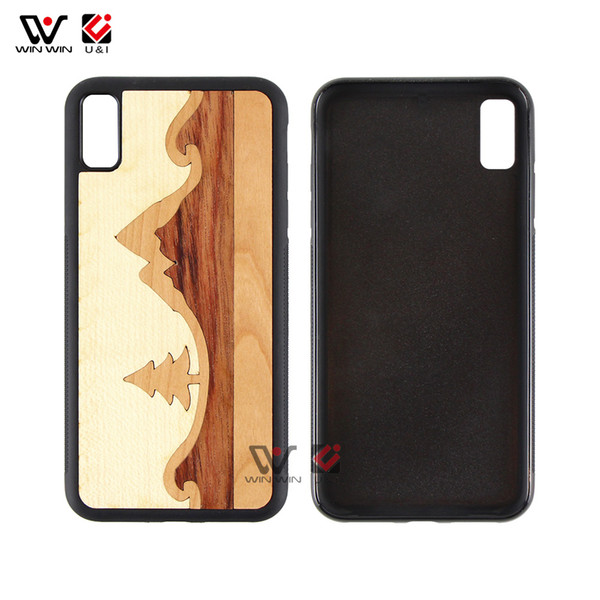 4 Types Natural Wooden Shockproof Cell Phone Cases For iPhone 6 7 8 11 Plus X XR XS Pro Max