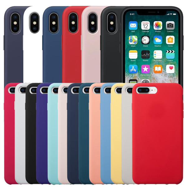 2019 New iPhone 11 Liquid Silicone Phone Case Custom Color Phone Case For iPhone 6 7 8 Plus X XR XS Max