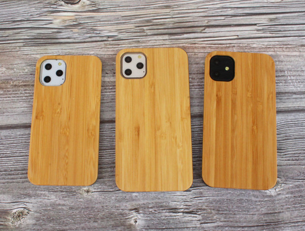 For iphone 11 PRO XR XS MAX 11 pro max Wooden Mobile Phone Cover OEM Wood Case anti-knock Durable Cases Samsung S10 S9 Note 10 Free DHL