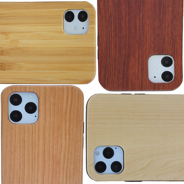 2019 NEW Wood Case For Iphone 11 X XR Mobile Phone Cover Nature Wooden Cover For iphone 11 pro max Samsung Galaxy Note 10 pro S10 S9 Note 9