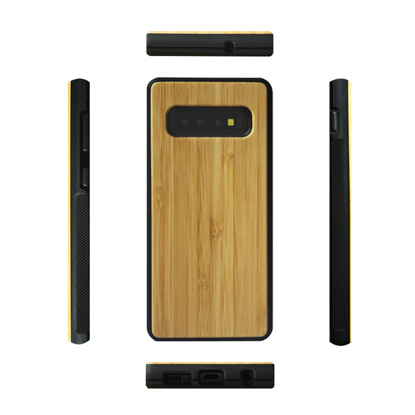 2019 Hot Design Wood Phone Cover For Samsung Galaxy S10 S10e s10 plus Wood TPU Bumper Case For Galaxy S9 S8 Note 8 Free DHL