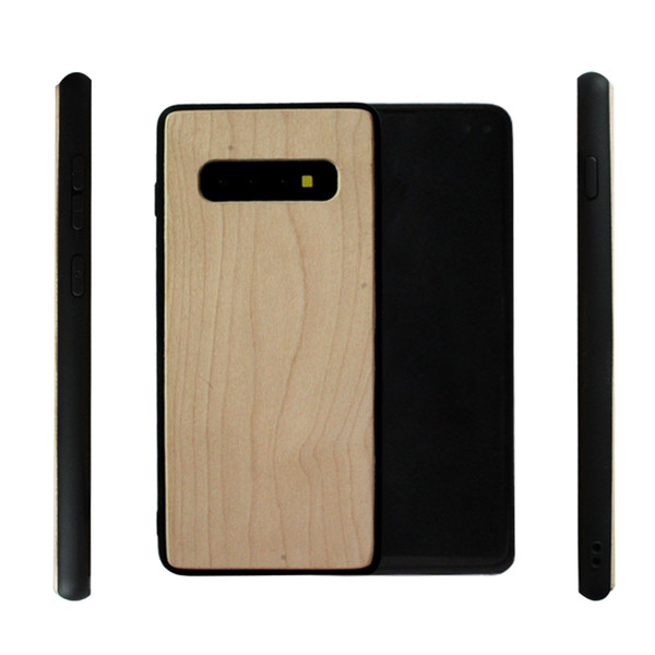 Best Wooden Phone Case For Samsung Galaxy S10 plus S10lite Wood TPU Cases Soft Back Cover For Samsung Note 9 S9 S8 Plus