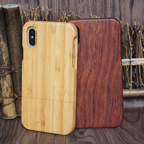 Hot Popular Wood Case Cell phone Cases For iphone x 10 6 7 8 plus Eco-friendly Wooden Cover Hard Back Cases Bamboo Phone Shell For Samsung