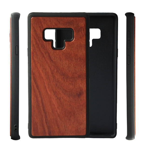 Popular Wood TPU Phone Cover For Samsung Galaxy Note 9 Case Note 8 S8 S9 Plus S7 EDGE Nature Wooden Phone Cases Cover For Iphone X 10 7 8 6S