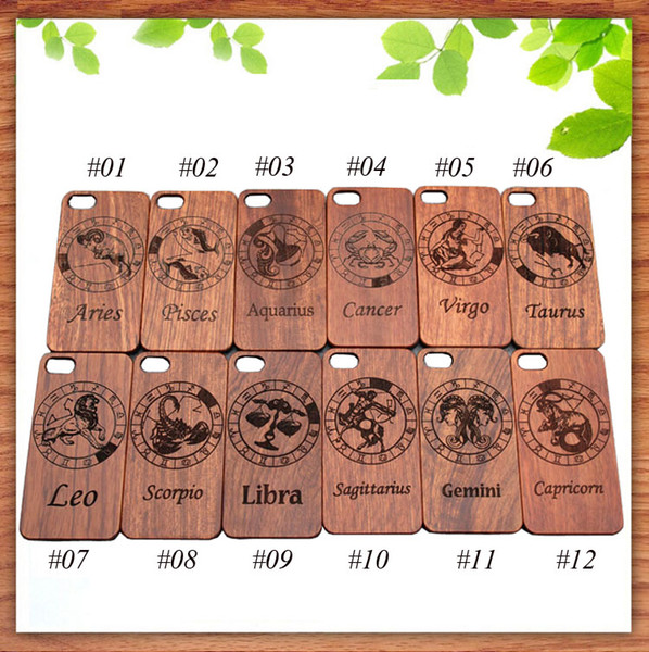 3D Wood Carving Cell phone Case For Iphone 5 6 6s 7 plus Bamboo Wood Cases Hard Wooden Cover For Samsung Galaxy S5 S6 S7 edge