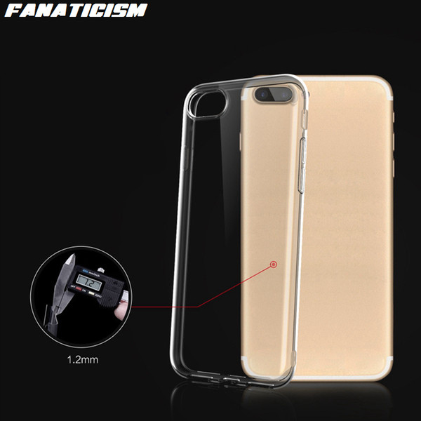 Glossy 1.2mm Soft TPU Clear Case For iphone 11 Pro XR X XS Max 6 7 8 Plus Soft Silicone Back Cover