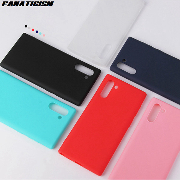 Matte Candy Color Silicone Case For Samsung Note 10 Plus Note 9 8 M10 M20 M30 M30s M40 Soft TPU Cover Bumper Cases