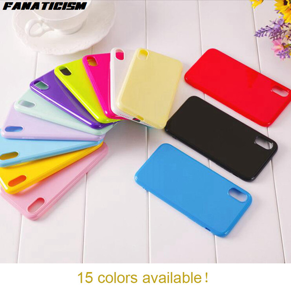 Candy Color Glossy Soft Silicone Case For iphone 11 Pro XR XS Max SE 6 7 8 Plus Shockproof TPU Jelly Phone Cover