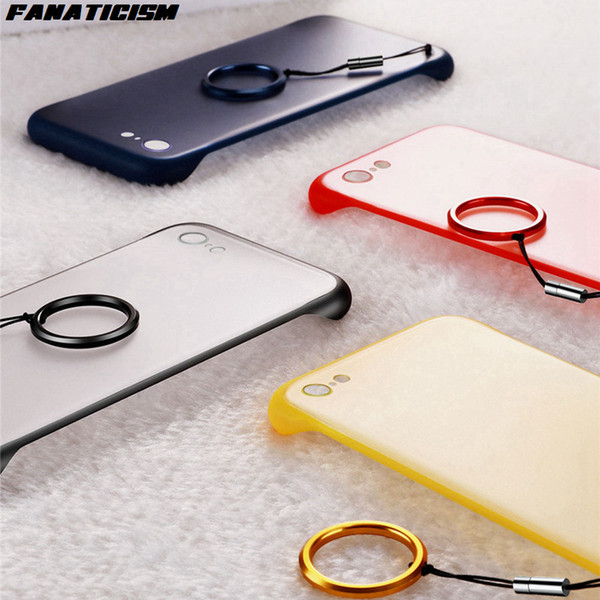 300pcs Luxury Frameless Case For iphone XR X XS Max 6 7 8 Plus Transparent Coque Phone Cover Soft Silicone PC Acrylic Funda