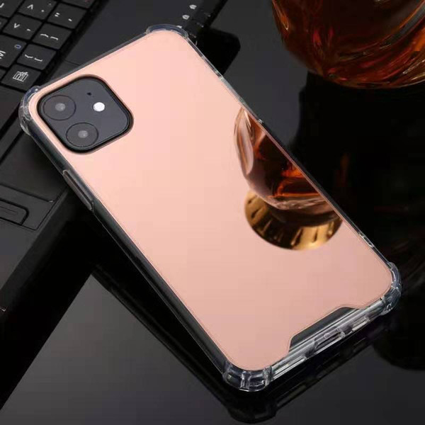 Mirror Phone Cases For iphone 7 8 6s 6 plus XR XS Max Soft TPU Shockproof Cover For iphone 11 pro Max Case