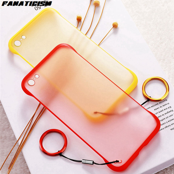 500pcs Ultra thin Borderless Hard Back Case For iPhone 7 8 6s plus Frosted Translucent Phone Cover For iPhone XR X XS MAX