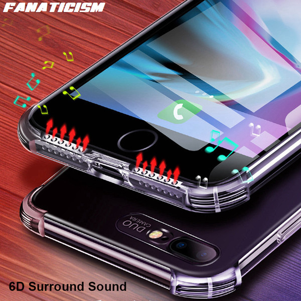 Fanaticism 6D Surround Sound Soft Silicone Case For iphone X XR XS Max 6s 7 8 Plus Anti-knock Thicken Soft TPU Protective Cover