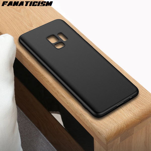 Fanaticism 1.2mm Thicken Soft TPU Silicone Case For Samsung S8 S9 S10 Plus Note 8 9 Anti-fingerprint Anti-knock Matte Cover 50pcs/lot