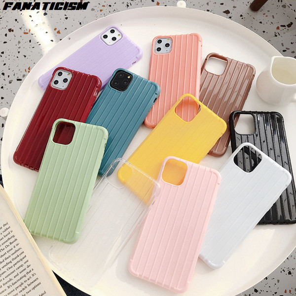 Silicone Coque Case for iPhone 6s 7 8 Plus TPU Fundas Cover for iPhone 11 Pro XR XS Max Suitcase iphone11pro Soft Cover