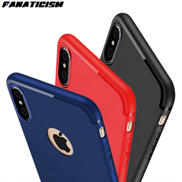 Luxury Back Matte Soft Silicone Case Candy Full Cover For iPhone 11 Pro 5s 6s 7 8 Plus XR Xs Max Phone Cases