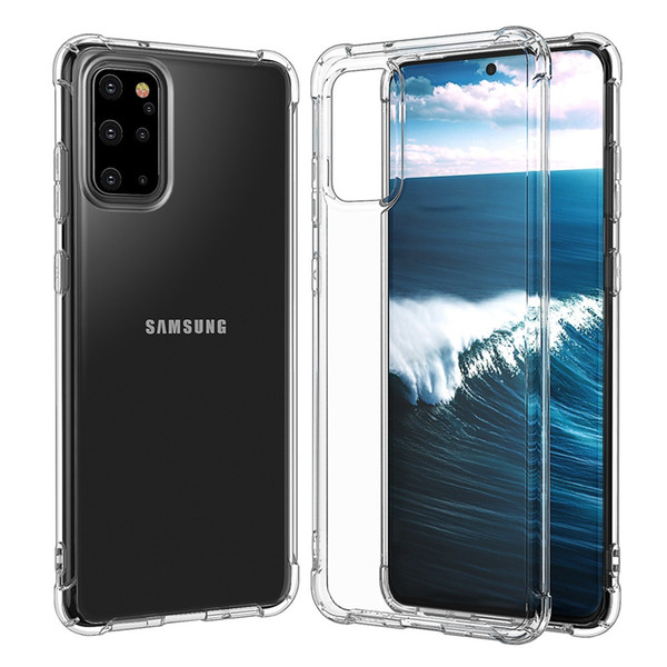 Air Bag 1.5mm Soft Silicone Anti-knock Clear Case For Samsung S8 S9 S10 S20 Plus S10e S10lite S20Ultra Shockproof Phone Cover