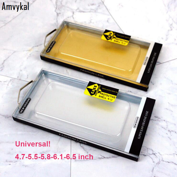 Amvykal PVC Plastic Retail Packaging Plastic Package Box For iPhone XR XS Max 6s 7 8 Samusng S10 S9 S8 Plus Phone Cases