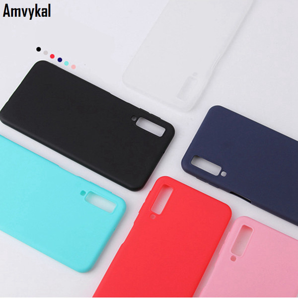 Case For Samsung A10s A40s A50 A60 A70 A80 A90 Matte Silicone Soft Cover For Samsung A9s A8s A6s A7 A5 A3 2018