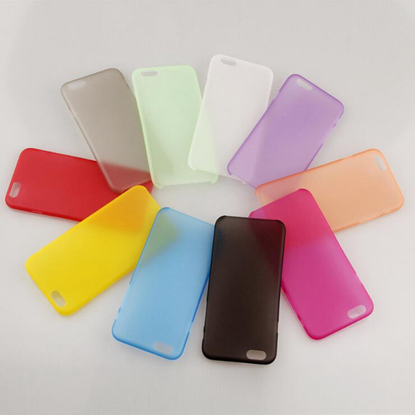 Amvykal For iphone XR X XS Max SE 5 6 7 8 Plus Case Colorful Ultra-thin Soft PP Transparent Frosted Matte Phone Cover