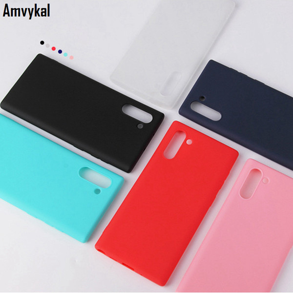 Case For Samsung Galaxy M10 M20 M30 M30s M40 Silicone Funda For Samsung Note 10plus Note 8 9 Cover Candy Matte Case Coque