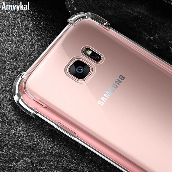 Crystal TPU Gel Silicone Cover For Samsung Galaxy A10e A20E A20 Core A10 A30 A40 A50s A60 A70 J4 J2Core Air Cushion Case