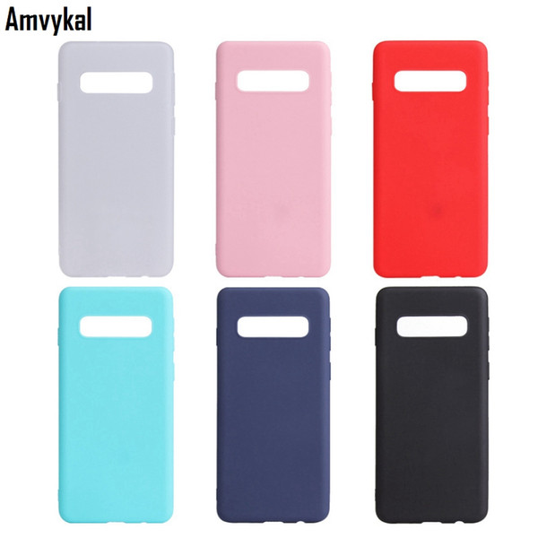 Matte silicone soft Candy color Case for Samsung S20 Ultra S20 Plus S10e S8 S9 S10 Plus S6 S7 Matte Soft Cover Cases
