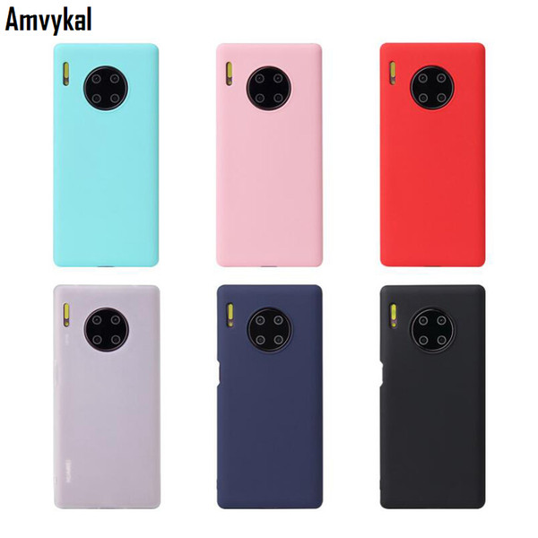 Wholesale Matte Candy TPU Case For Samsung iphone 11 Huawei Mate 30 Pro Soft Silicone Back Cover For Xiaomi Redmi VIVO OPPO Coque